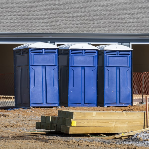 how do i determine the correct number of porta potties necessary for my event in Rainier